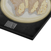 Planche À Découper Illustration de Cannoli (Coin)