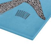 Planche À Découper Illustration de caricature de murène tachetée (Coin)