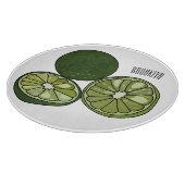 Planche À Découper Illustration de chaux Kaffir (Coin)