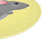 Planche À Découper Illustration de chinchilla gris mignon (Coin)