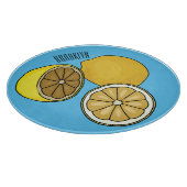 Planche À Découper Illustration de citron (Coin)