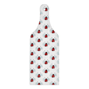 Planche À Découper Illustration de coccinelle mignonne
