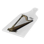 Planche À Découper Illustration de dessin animé sur la harpe (Coin)