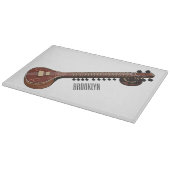 Planche À Découper Illustration de dessin de Sitar (Coin)