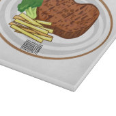 Planche À Découper Illustration de dessin de steak (Coin)