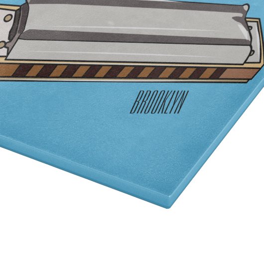 Planche À Découper Illustration de dessin d'Harmonica (Coin)