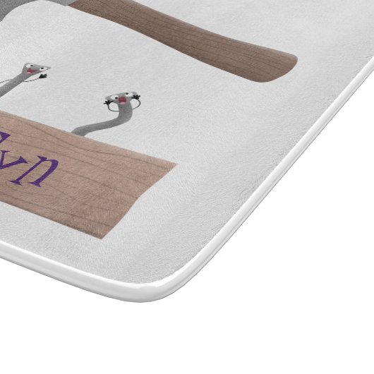 Planche À Découper Illustration de dessin mignon, marteau et ongles (Coin)