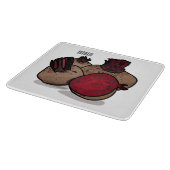 Planche À Découper Illustration de dessin sur la betterave (Coin)