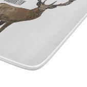 Planche À Découper Illustration de dessin sur le cerf (Coin)