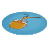 Planche À Découper Illustration de dessin sur le miel (Coin)