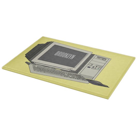 Planche À Découper Illustration de dessin sur ordinateur (Coin)