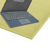 Planche À Découper Illustration de dessin sur ordinateur portable (Coin)