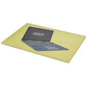 Planche À Découper Illustration de dessin sur ordinateur portable (Coin)