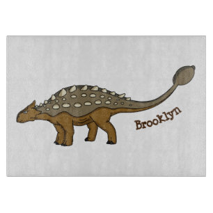 Planche À Découper Illustration de dinosaure blindé Ankylosaurus