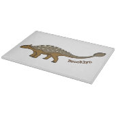 Planche À Découper Illustration de dinosaure blindé Ankylosaurus (Coin)