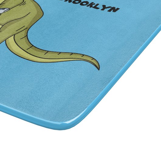 Planche À Découper Illustration de dinosaure T rex drôle (Coin)