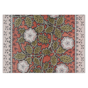 Planche À Découper Illustration de fleur d'art de rose sauvage vintag