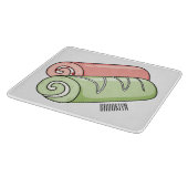 Planche À Découper Illustration de gâteau suisse roll / roll (Coin)