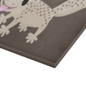 Planche À Découper Illustration de gecko tan tan mignon (Coin)