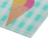 Planche À Découper Illustration de glace colorée (Coin)