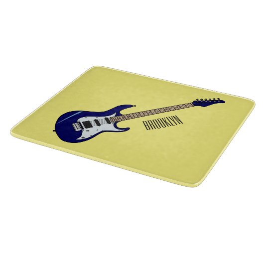 Planche À Découper Illustration de guitare électrique (Coin)