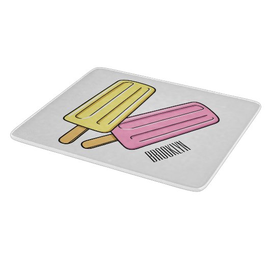 Planche À Découper Illustration de Ice pop (Coin)