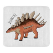 Planche À Découper Illustration de Kentrosaurus (Devant)