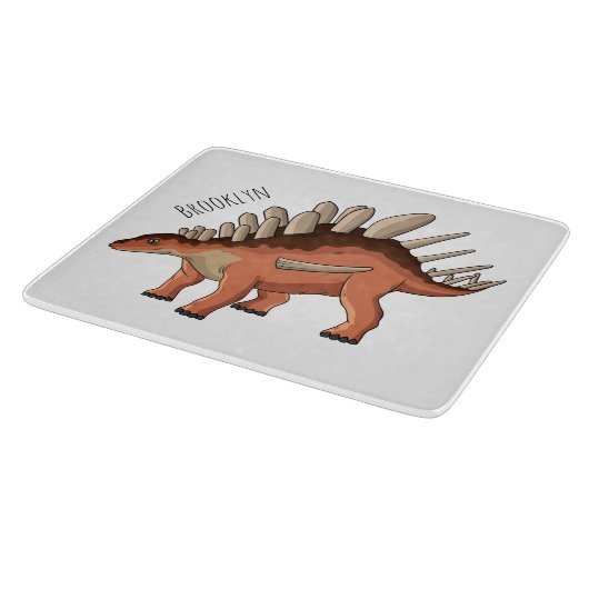 Planche À Découper Illustration de Kentrosaurus (Coin)