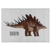 Planche À Découper Illustration de Kentrosaurus (Devant)