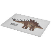 Planche À Découper Illustration de Kentrosaurus (Coin)