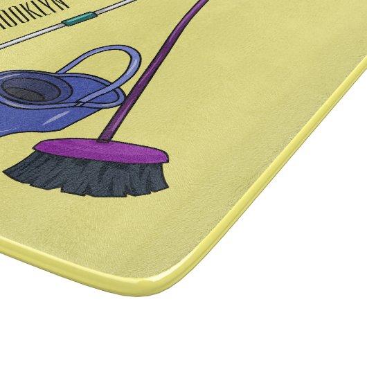 Planche À Découper Illustration de la bande dessinée Broom & mop (Coin)