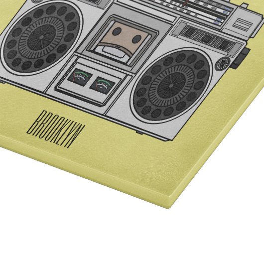 Planche À Découper Illustration de la bande dessinée radio (Coin)