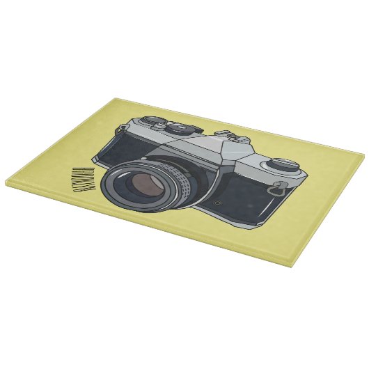 Planche À Découper Illustration de la caméra (Coin)