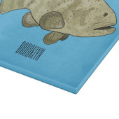 Planche À Découper Illustration de la caricature du poisson de mérou (Coin)