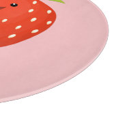 Planche À Découper Illustration de la fraise Cute kawaii (Coin)