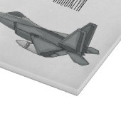 Planche À Découper Illustration de l'avion de chasse (Coin)