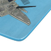 Planche À Découper Illustration de l'avion de chasse (Coin)