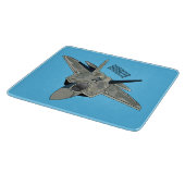 Planche À Découper Illustration de l'avion de chasse (Coin)