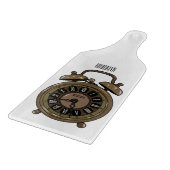 Planche À Découper Illustration de l'horloge d'alarme (Coin)