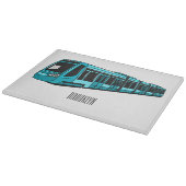 Planche À Découper Illustration de locomotive électrique (Coin)