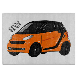Planche À Découper Illustration de micro-voiture