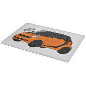 Planche À Découper Illustration de micro-voiture (Coin)
