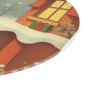 Planche À Découper Illustration de Noël Vintage (Coin)