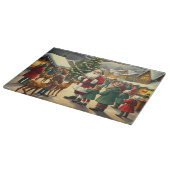 Planche À Découper Illustration de Noël Vintage (Coin)