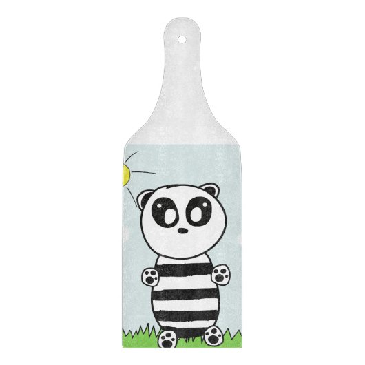 Planche À Découper Illustration de Panda Mignon (Devant)