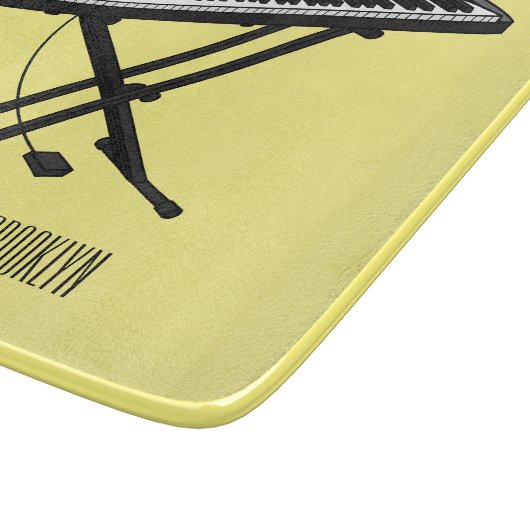Planche À Découper Illustration de piano clavier (Coin)