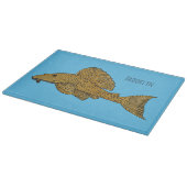 Planche À Découper Illustration de poisson Pleco (Coin)