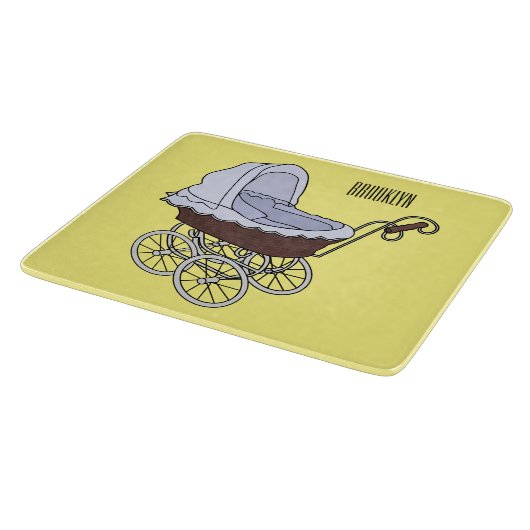 Planche À Découper Illustration de poussette (Coin)