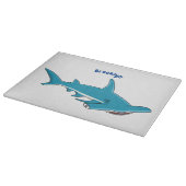 Planche À Découper Illustration de requin marteau (Coin)