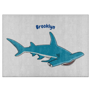 Planche À Découper Illustration de requin marteau